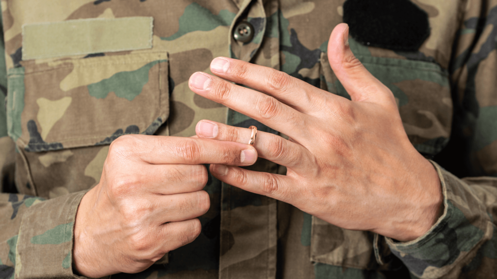 Splitting military retirement in a divorce